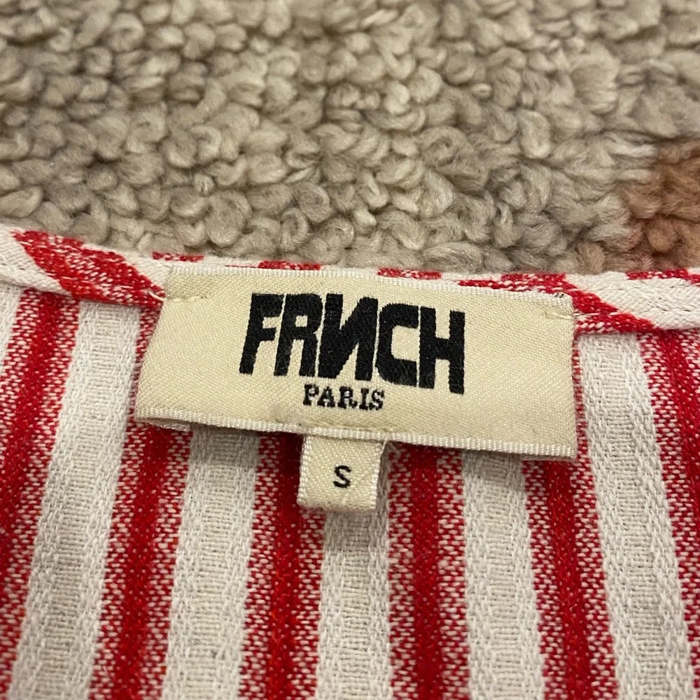 Huxley Long Sleeve Babydoll Red White Striped Dress Small FRNCH S - Picture 5 of 8